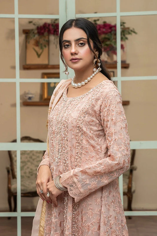 Picture of Manahils - Rang Nirala Collection - K-169-Peach - Available at Raja Sahib