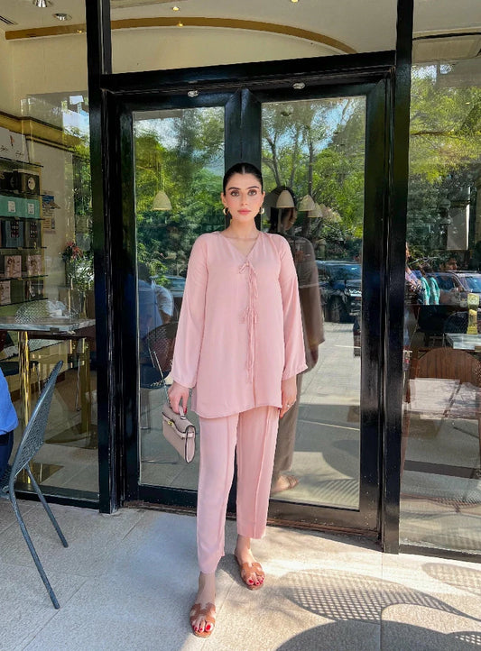 Picture of Manahils - Pastel Co-Ord Set - Available at Raja Sahib