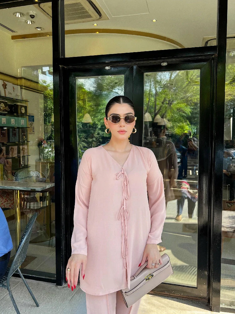 Picture of Manahils - Pastel Co-Ord Set - Available at Raja Sahib