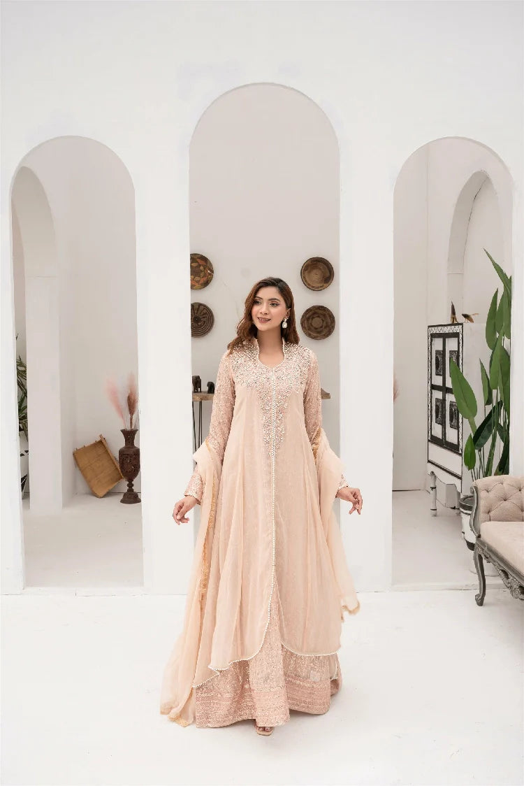 Picture of Manahils - Sw 04-Peach - Available at Raja Sahib