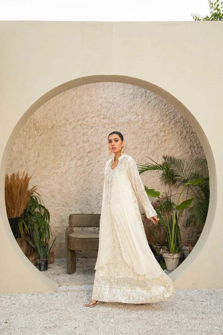 Picture of Manahils - Sw 04-Off White - Available at Raja Sahib