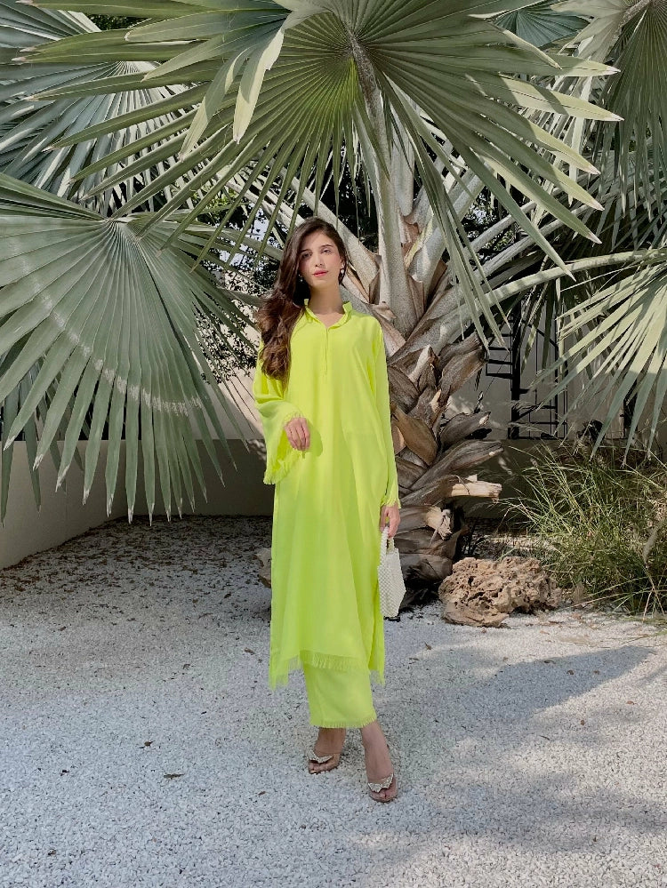 Picture of Manahils - Threaded Love Neon - Available at Raja Sahib