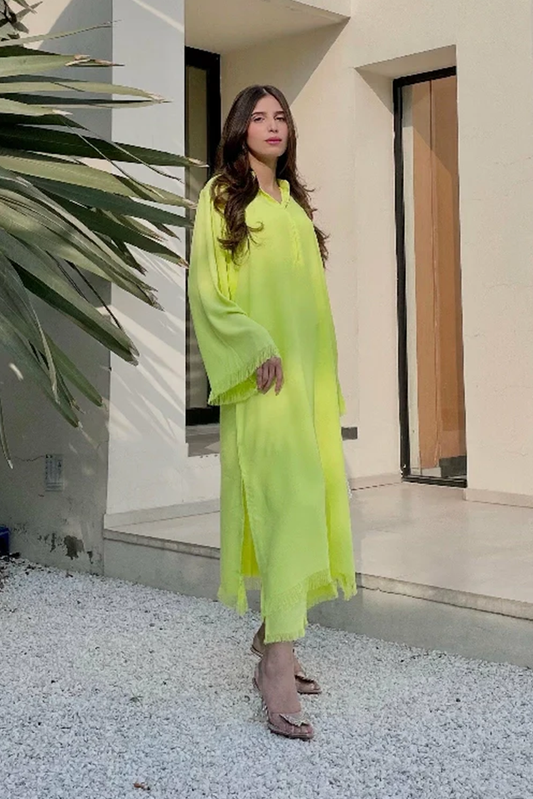 Picture of Manahils - Threaded Love Neon - Available at Raja Sahib