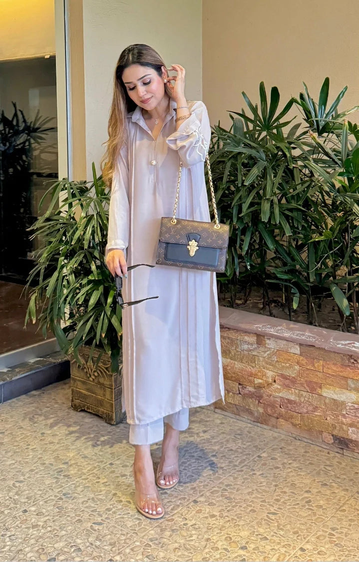 Picture of Manahils - Woody Almond Sleeves Flower - Available at Raja Sahib