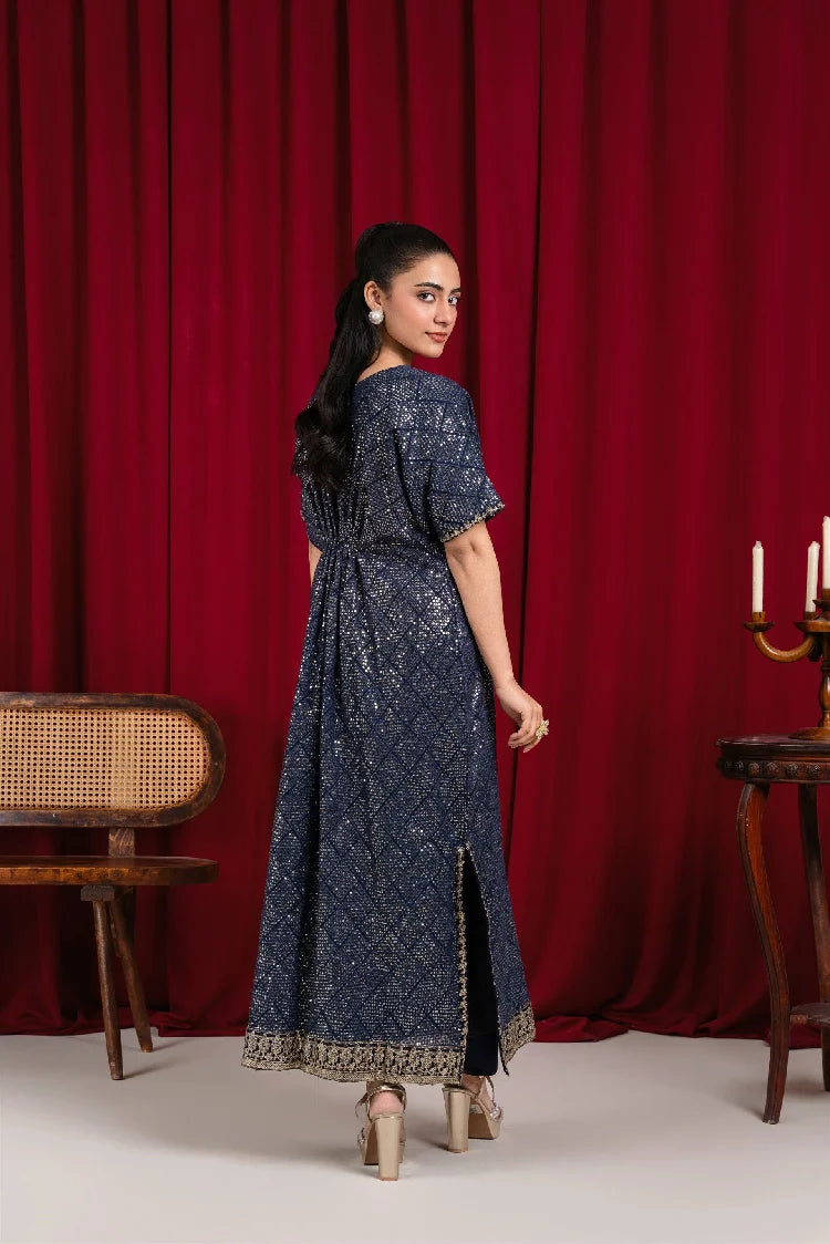 Picture of Manahils - Wa 03-Navy Blue - Available at Raja Sahib