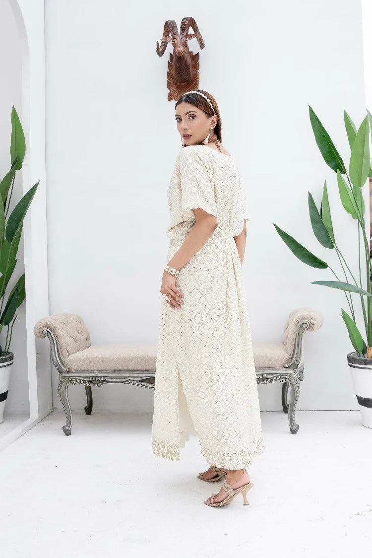 Picture of Manahils - Wa 03-Off White - Available at Raja Sahib