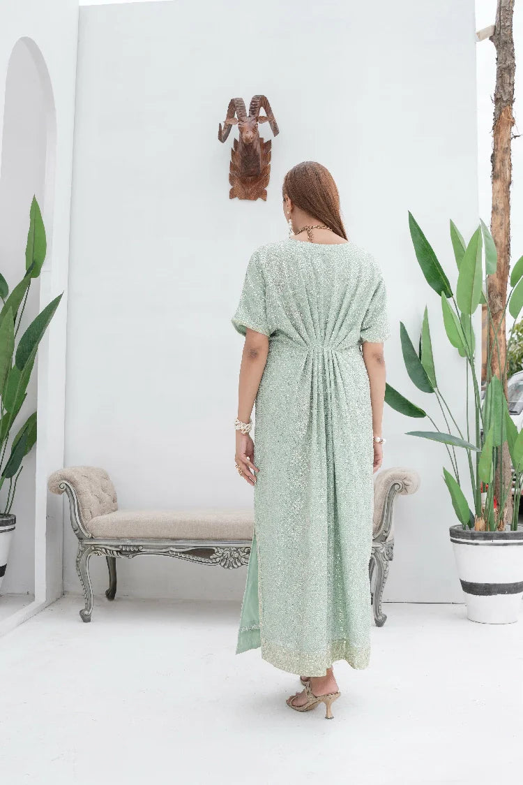 Picture of Manahils - Wa 03-Pastel Green - Available at Raja Sahib
