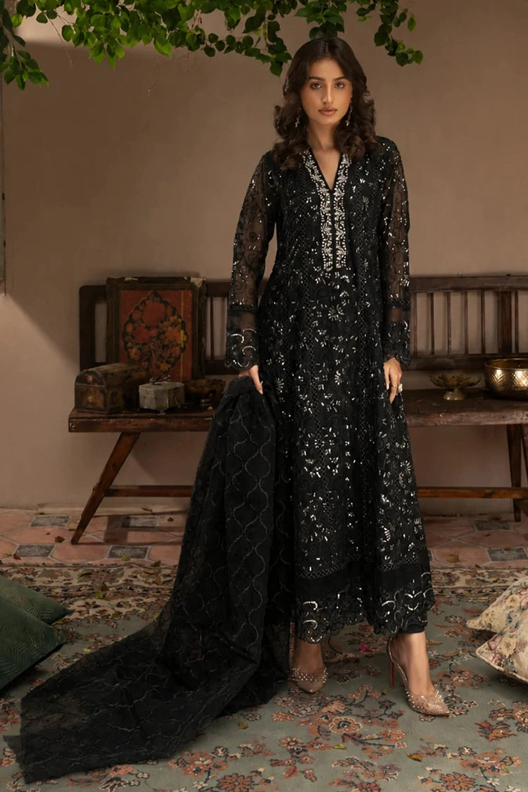Picture of Manahils - K-151-Black - Available at Raja Sahib