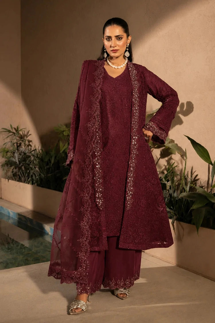 Picture of Manahils - 198 -Maroon - Available at Raja Sahib