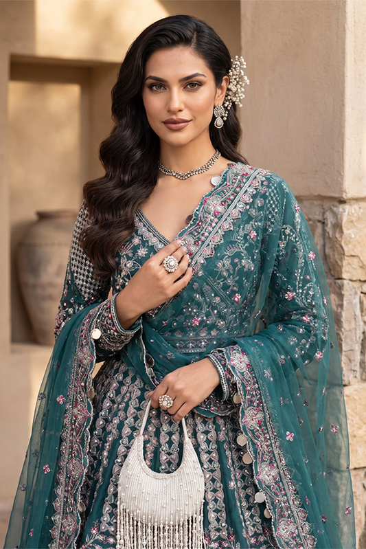 Picture of Maria Osama Khan - Dahlia Wedding Formals - Celsetia - Available at Raja Sahib