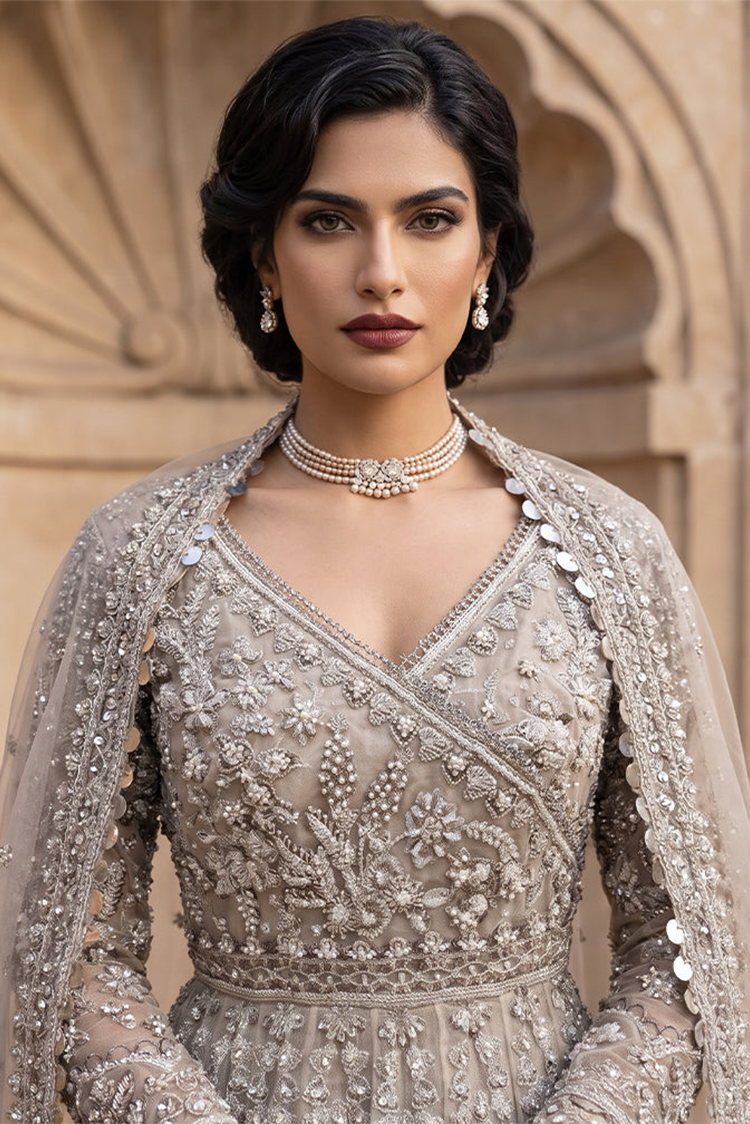Picture of Maria Osama Khan - Dahlia Wedding Formals - Etherea - Available at Raja Sahib