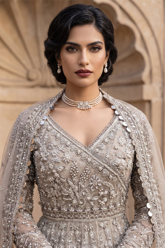 Picture of Maria Osama Khan - Dahlia Wedding Formals - Etherea - Available at Raja Sahib
