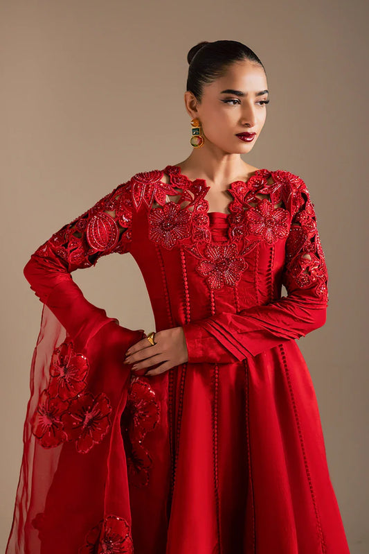 Picture of Maria Osama Khan - Noir Bliss 2 - Scarlet Mirage - Available at Raja Sahib