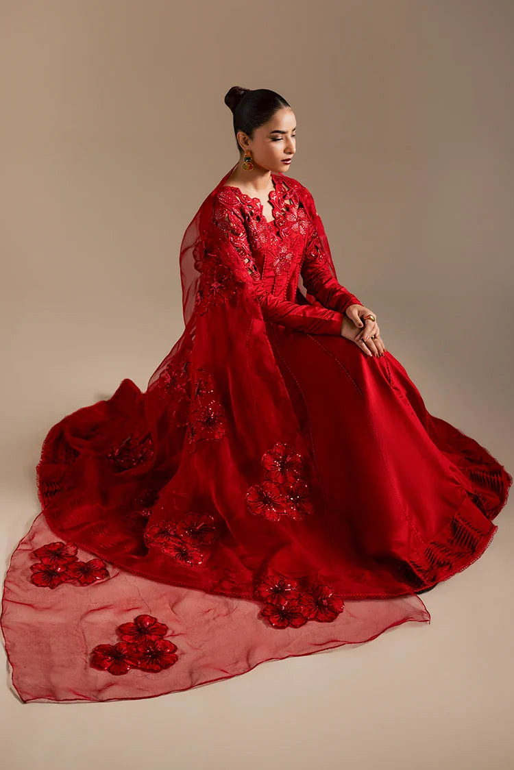 Picture of Maria Osama Khan - Noir Bliss 2 - Scarlet Mirage - Available at Raja Sahib