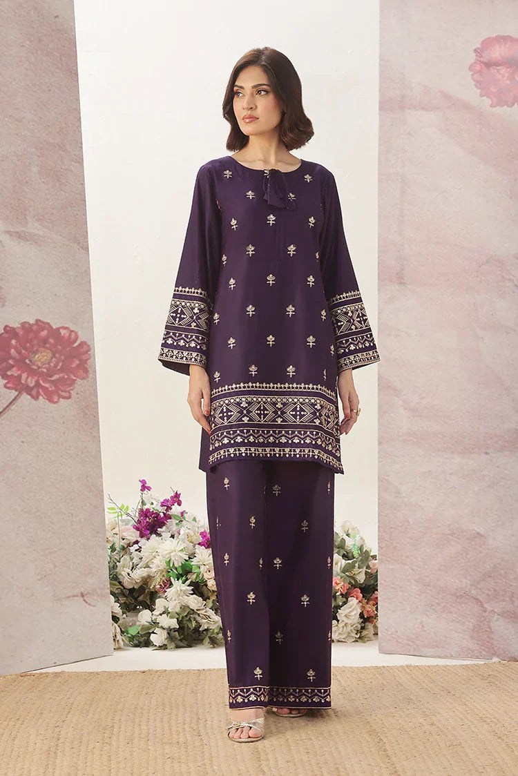Picture of Alsiyaab - Adaa e Khaas - 2 Piece - Maya - Purple - Available at Raja Sahib