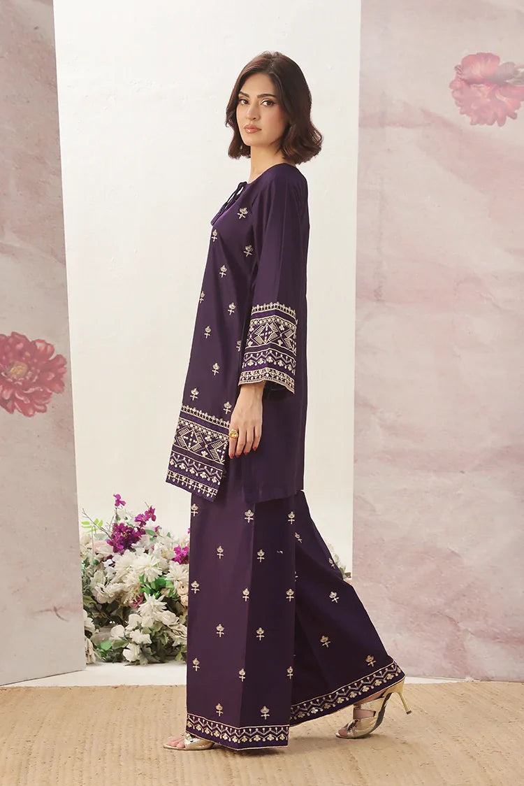 Picture of Alsiyaab - Adaa e Khaas - 2 Piece - Maya - Purple - Available at Raja Sahib