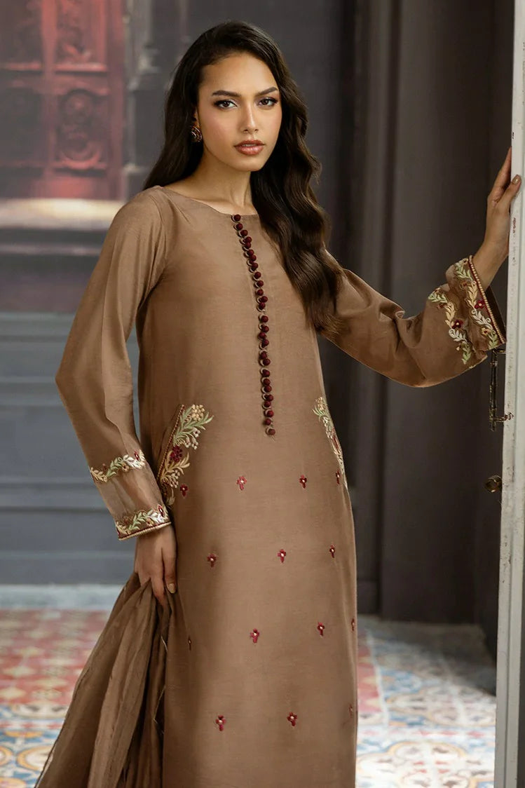 Picture of Mavie - Elara Luxury Pret - Taupe - Available at Raja Sahib