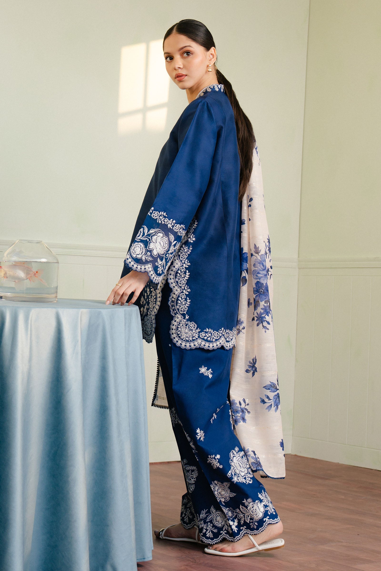 Picture of Zara Shahjahan - Coco Lawn Collection - MEADOW-8B - Available at Raja Sahib