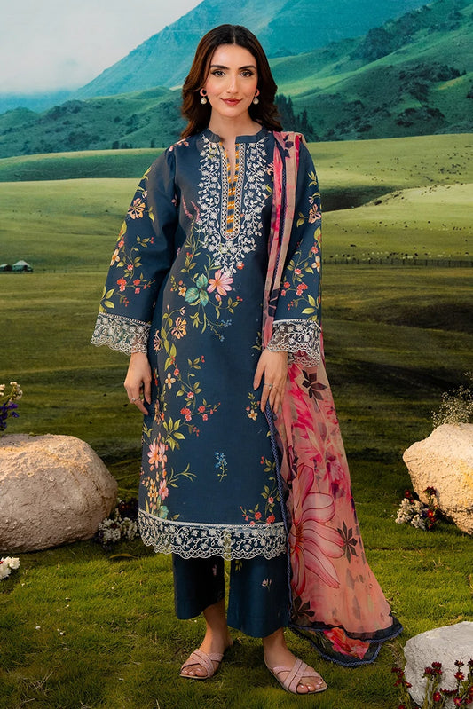 Picture of Meerak - Embroidered Lawn - Aster - Available at Raja Sahib