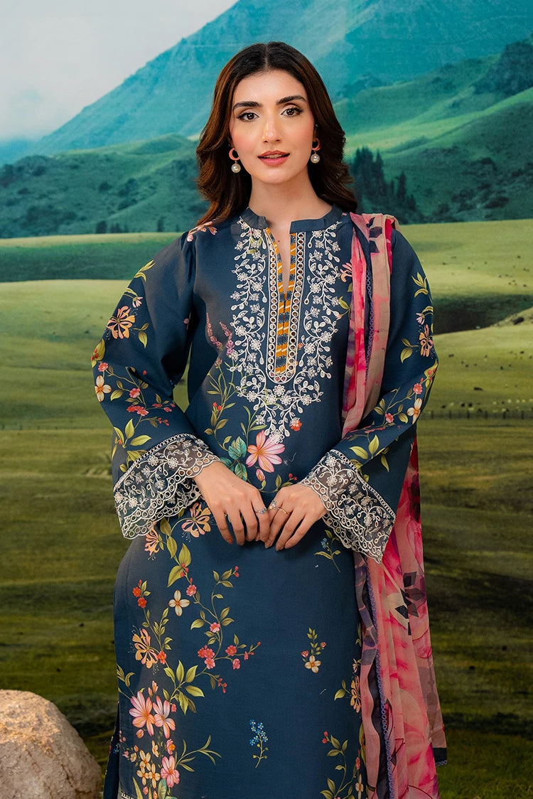 Picture of Meerak - Embroidered Lawn - Aster - Available at Raja Sahib