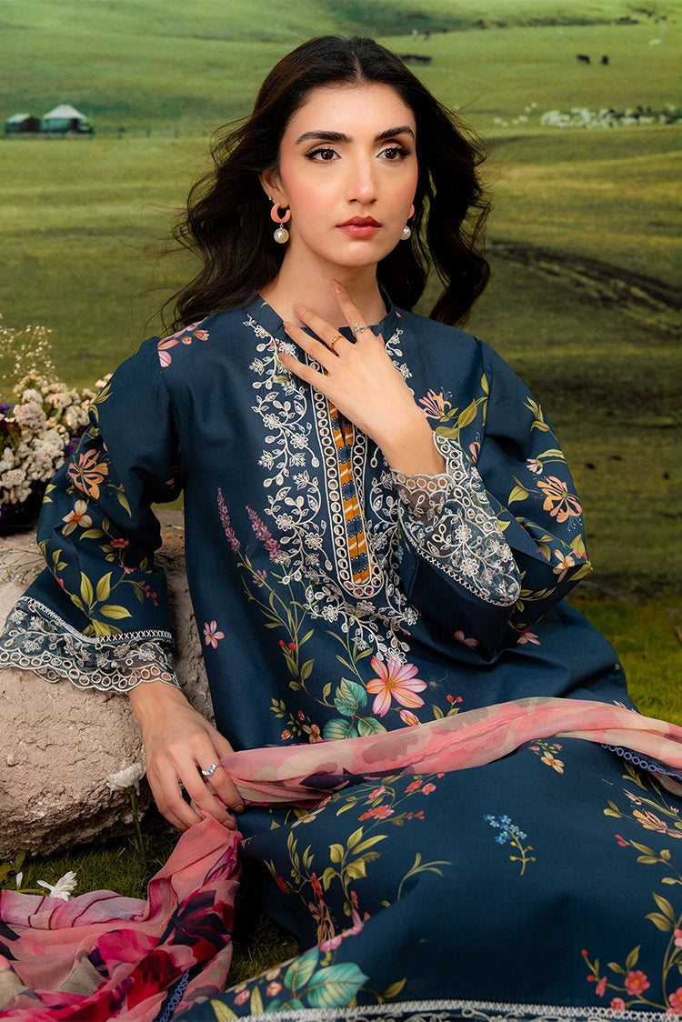 Picture of Meerak - Embroidered Lawn - Aster - Available at Raja Sahib