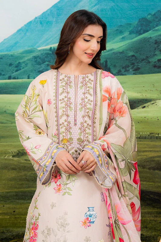 Picture of Meerak - Embroidered Lawn - Blooming - Available at Raja Sahib