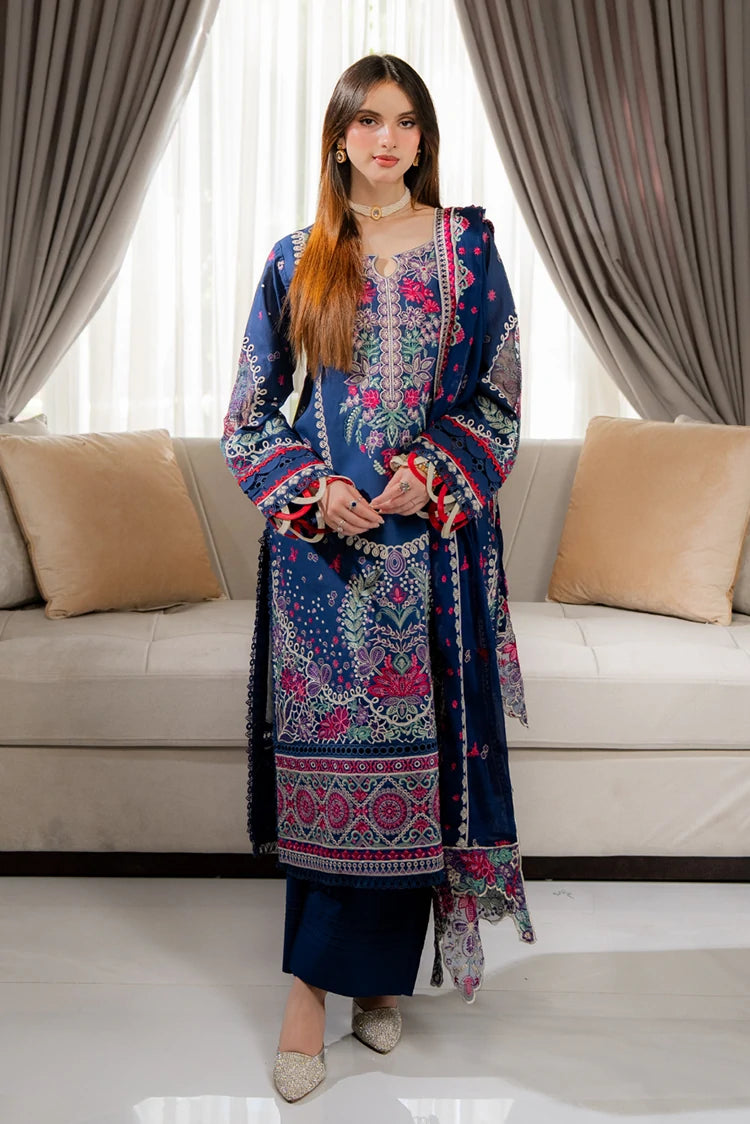 Picture of Meerak - Emboidered Lawn - Niva - Available at Raja Sahib