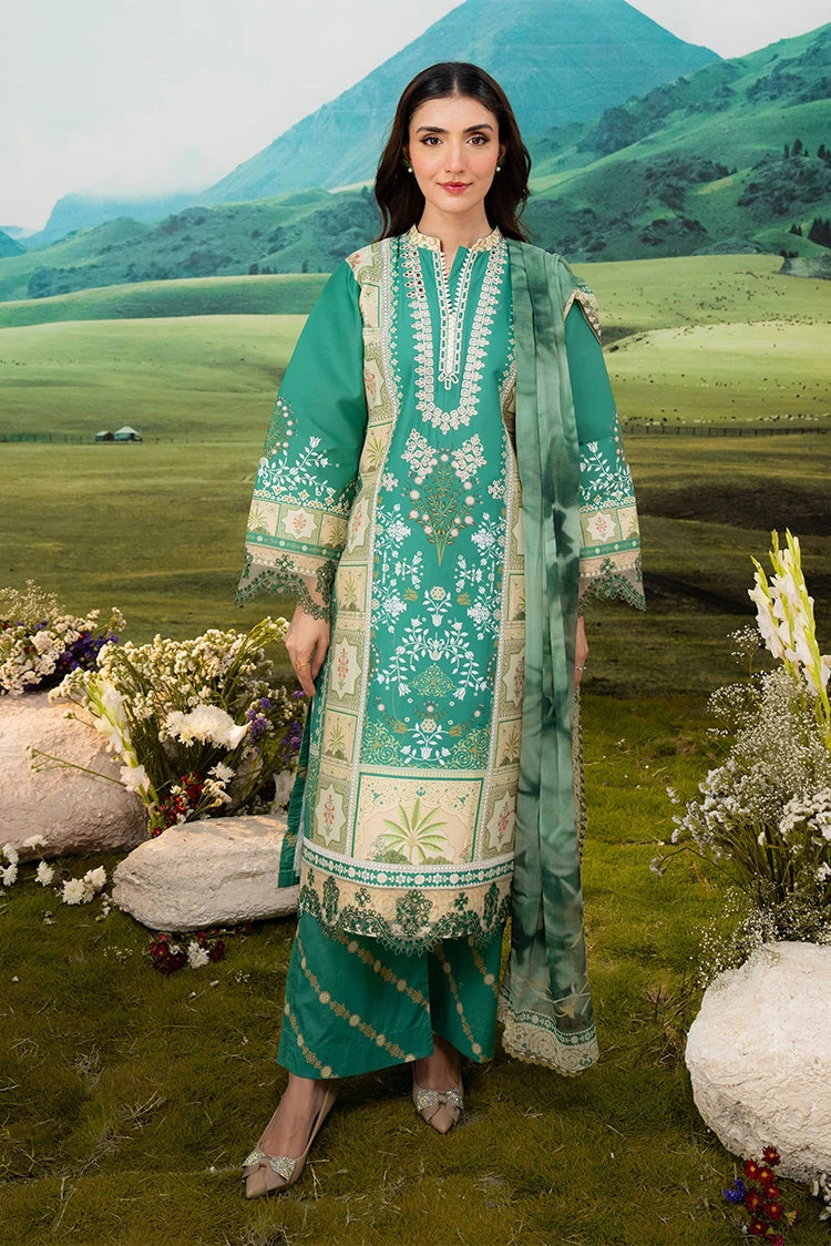 Picture of Meerak - Embroidered Lawn - Orchid - Available at Raja Sahib