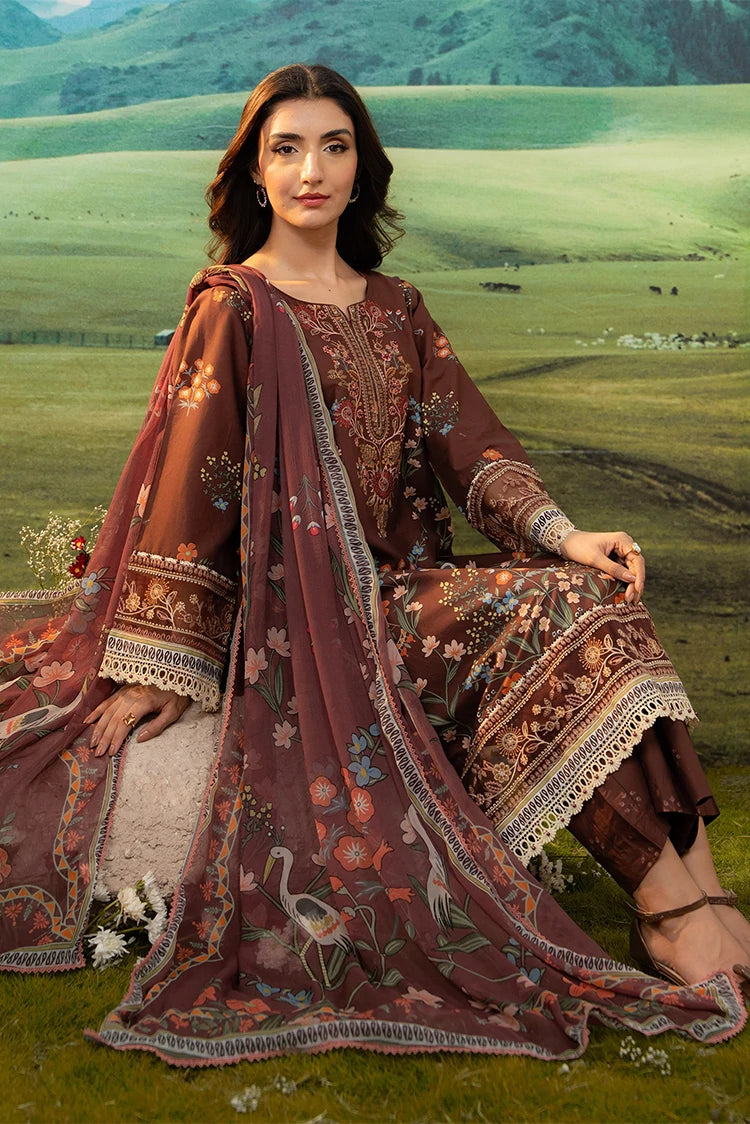 Picture of Meerak - Embroidered Lawn - Rustic - Available at Raja Sahib