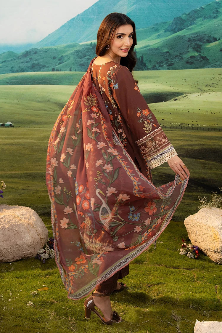 Picture of Meerak - Embroidered Lawn - Rustic - Available at Raja Sahib