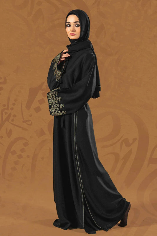 Picture of <!--fj-->Malbus - Siyah - Abaya - Mehr - Available at Raja Sahib
