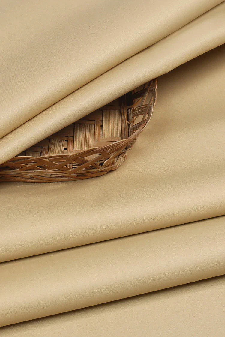 Picture of Fabrich - Mizaaj Latha Unstitch Fabric - Wheat Orange - Available at Raja Sahib