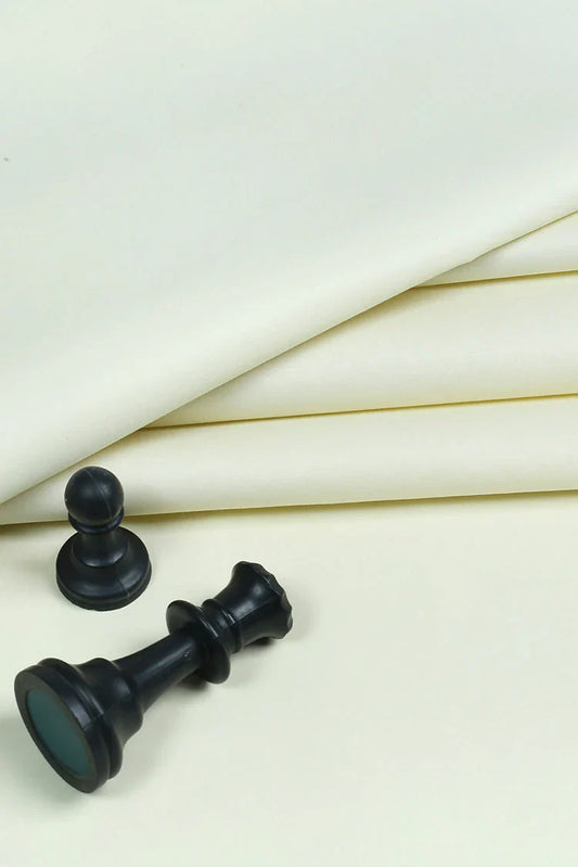 Picture of Fabrich - Mizaaj Latha Unstitch Fabric - Cream - Available at Raja Sahib