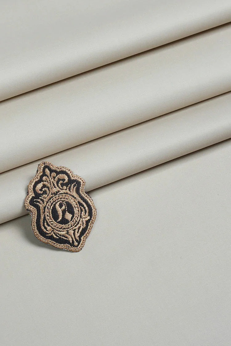 Picture of Fabrich - Mizaaj Latha Unstitch Fabric - Sand - Available at Raja Sahib