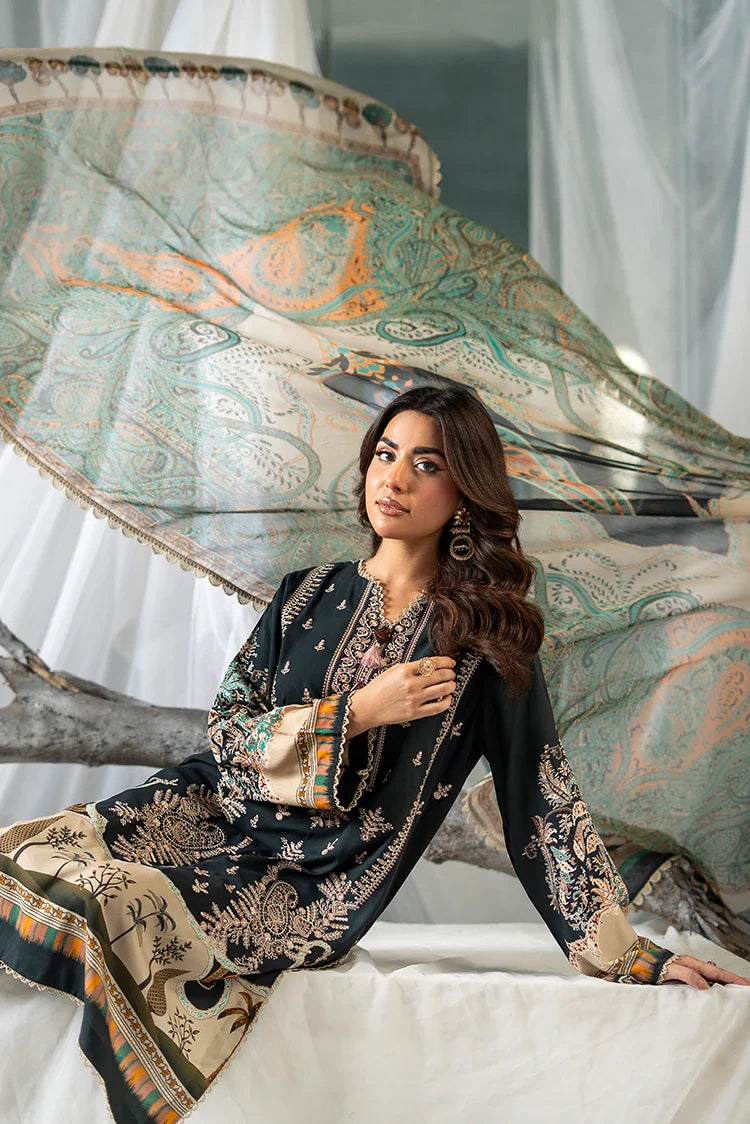 Picture of Meerak - 3 PC Embroidered Linen Pret - Zink Desire - Available at Raja Sahib