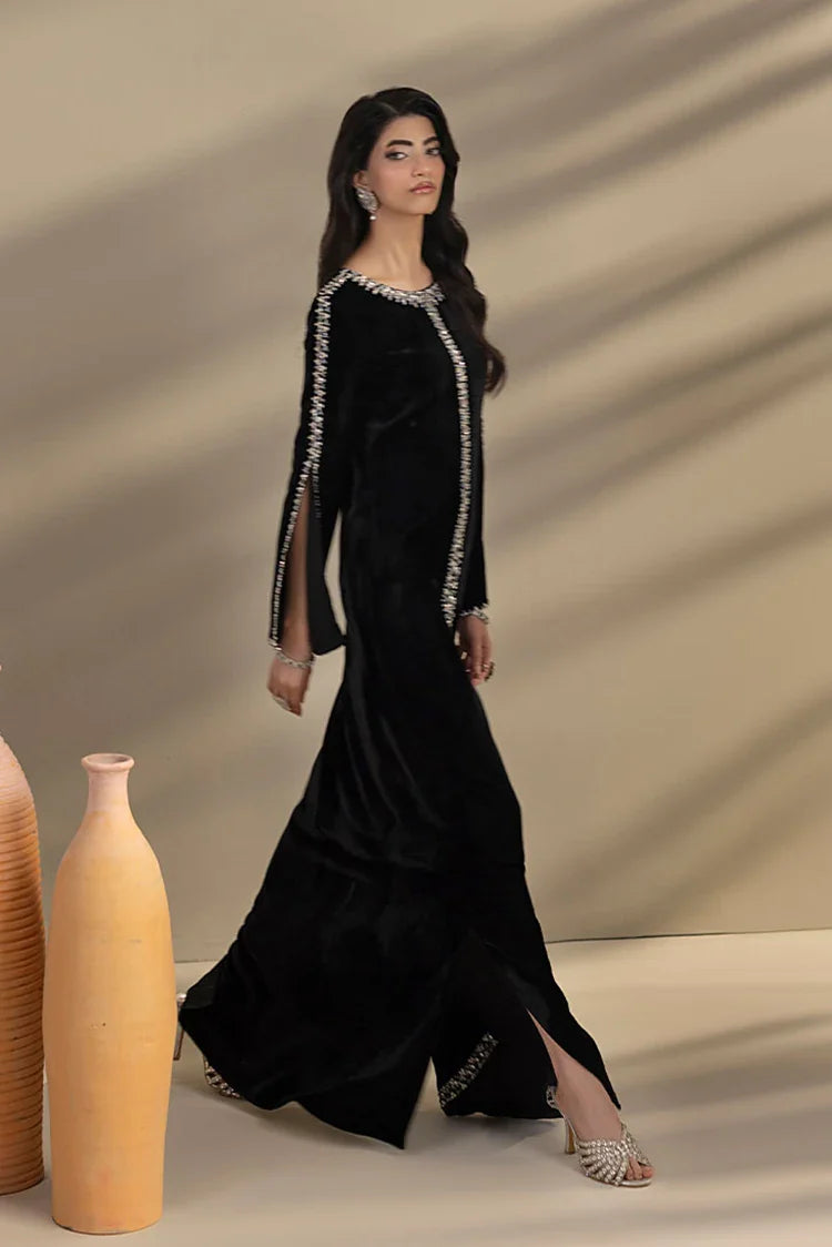 Picture of Mavie - Noir Luxury Velvets - Eclipse - Available at Raja Sahib