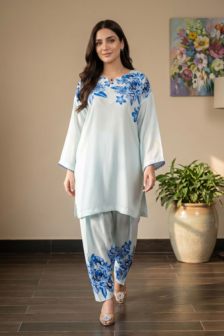 Picture of Manash - Breeze Cotton Lawn Set - 2 Piece - Available at Raja Sahib