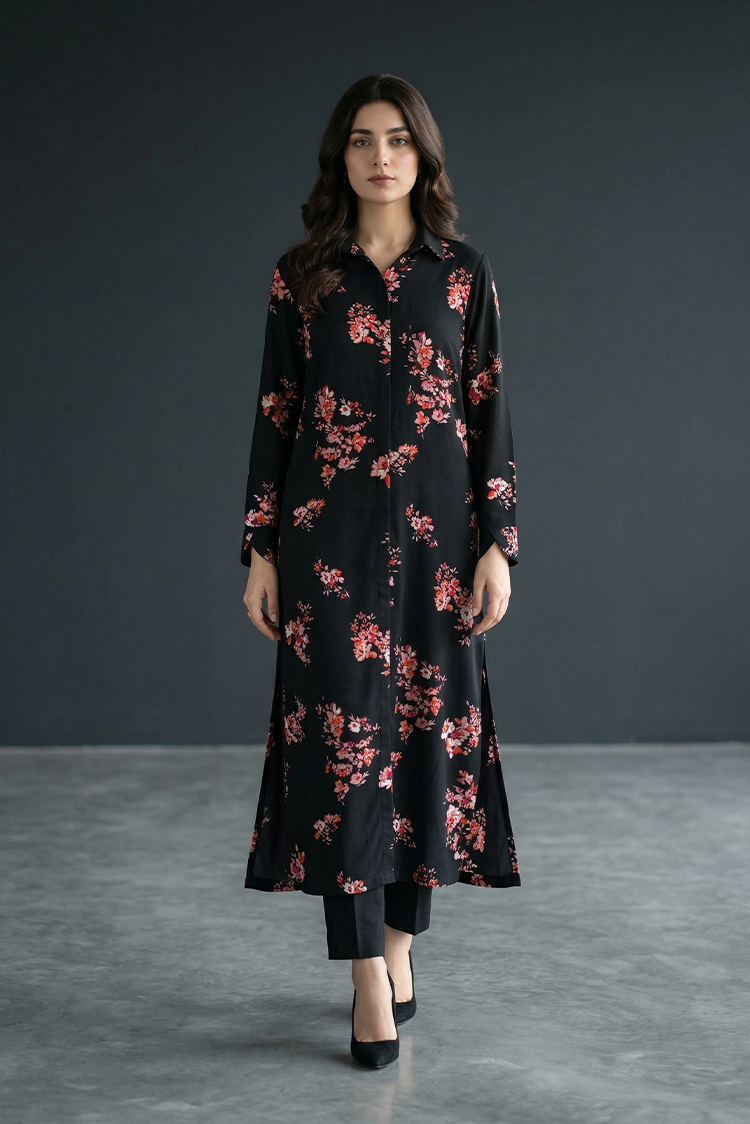 Picture of Manash - Midnight Bloom - 1 Piece - Available at Raja Sahib