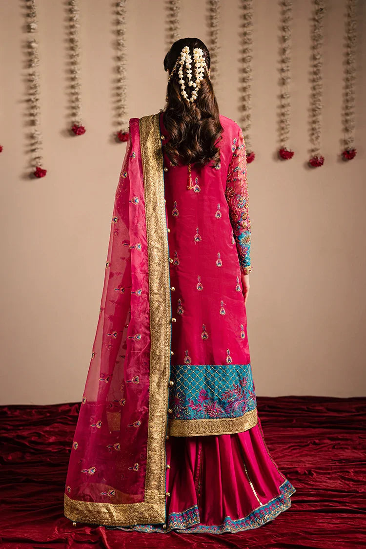 Picture of Maria Osama Khan - Jhil Mil Wedding Festive - D-007 - Gulaboo - Available at Raja Sahib