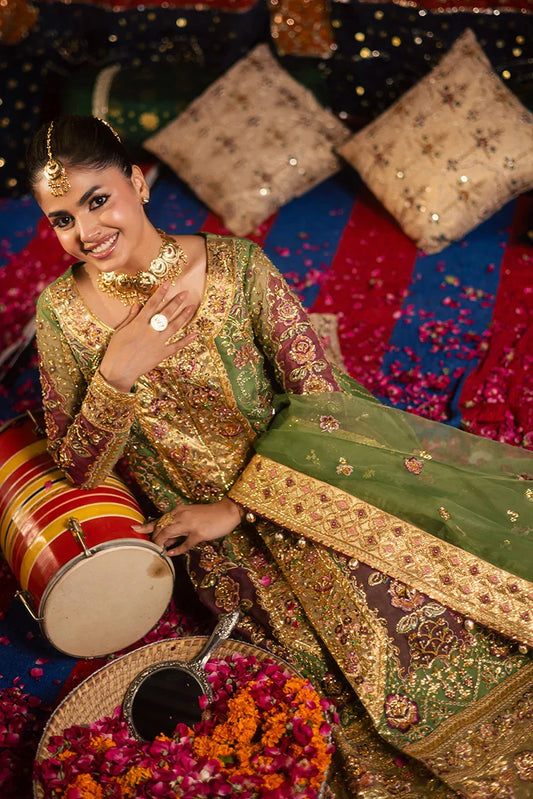 Picture of Maria Osama Khan - Jhil Mil Wedding Festive - D-006 - Shabnum - Available at Raja Sahib