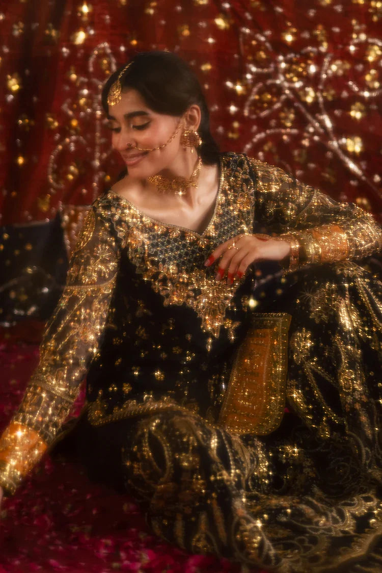 Picture of Maria Osama Khan - Jhil Mil Wedding Festive - D-005 - Surmayi - Available at Raja Sahib
