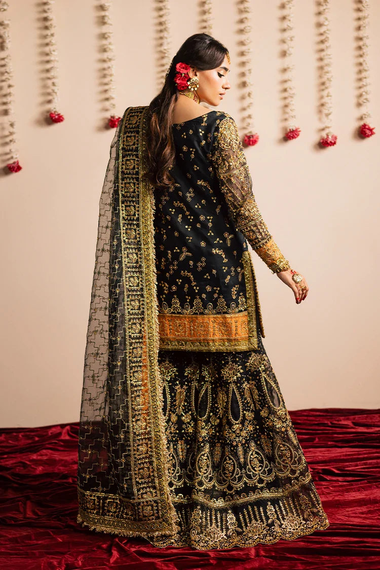 Picture of Maria Osama Khan - Jhil Mil Wedding Festive - D-005 - Surmayi - Available at Raja Sahib