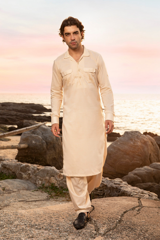 Picture of Istor - Unstitched - Cotton - Marmoris - Available at Raja Sahib