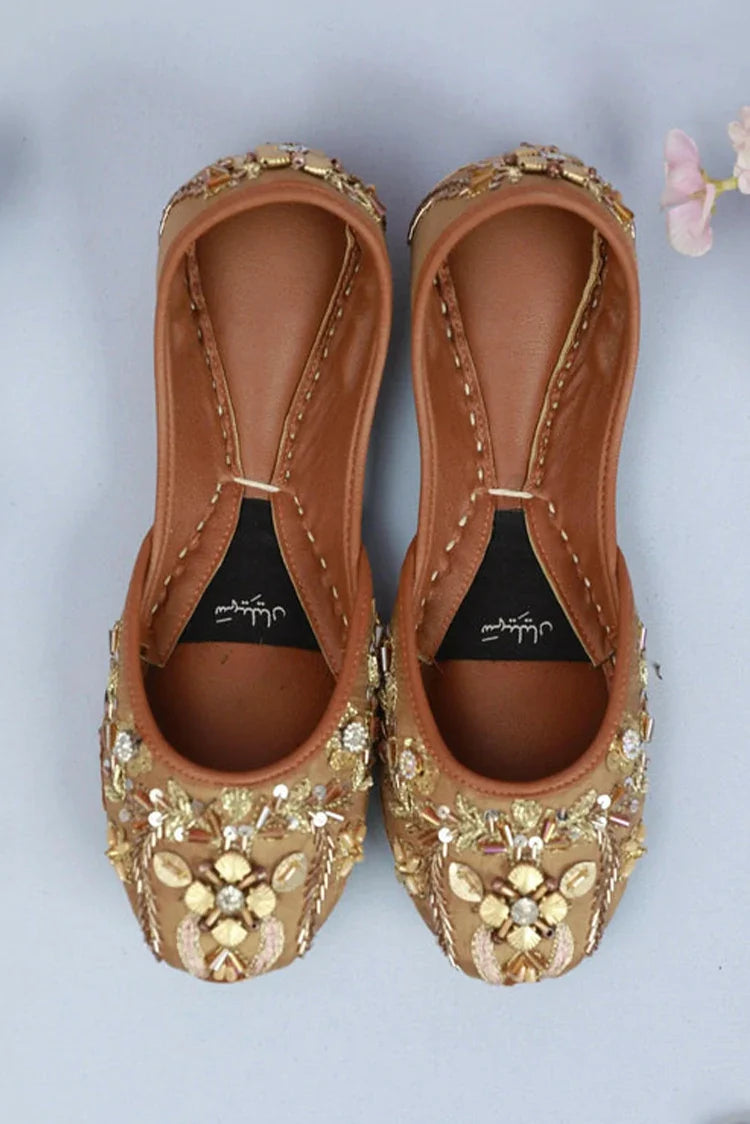 Picture of Saheliyan - Heer Collection - Murghabi Brown - Available at Raja Sahib