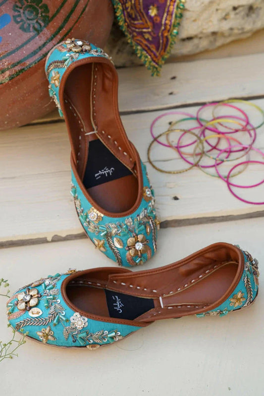 Picture of Saheliyan - Heer Collection - Murghabi Green - Available at Raja Sahib