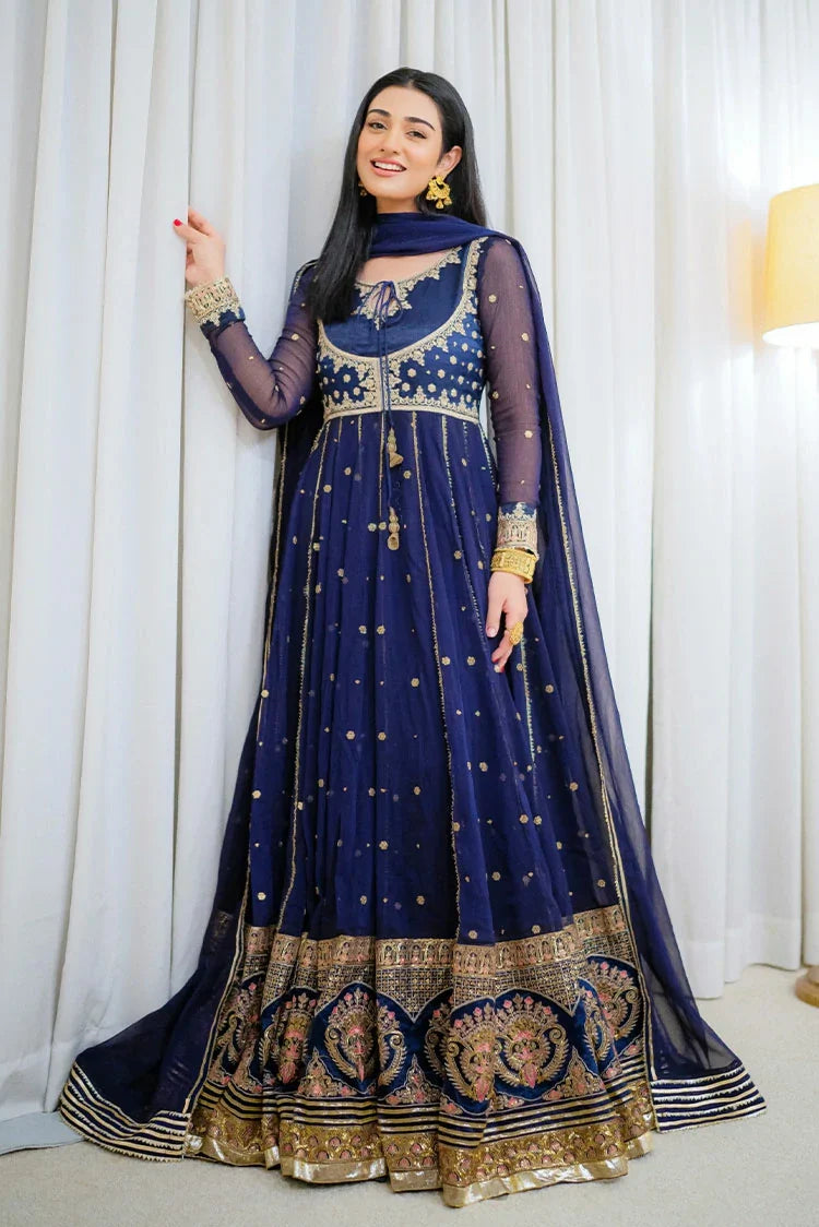 Picture of Asma & Sidra - Kalidaar Frocks - Niloufer Queen - Available at Raja Sahib