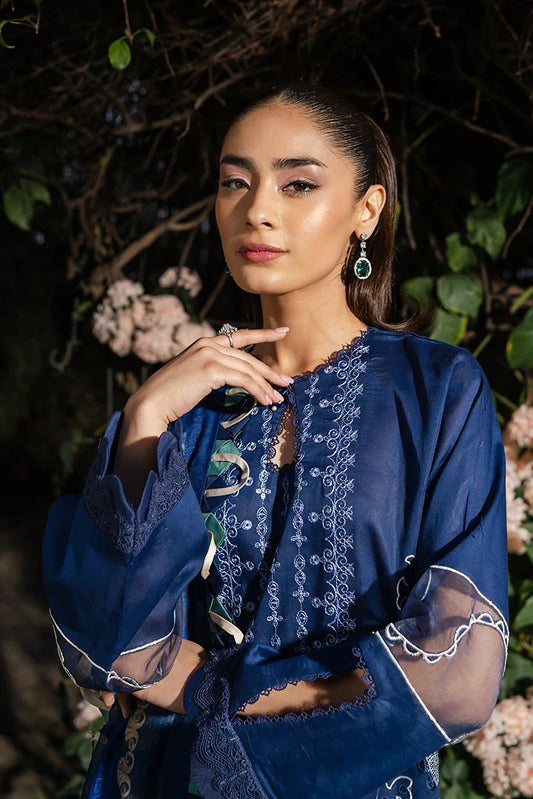 Picture of Noran's - Festive Edit - Bluebell Bliss Nlec - PR16 - Available at Raja Sahib