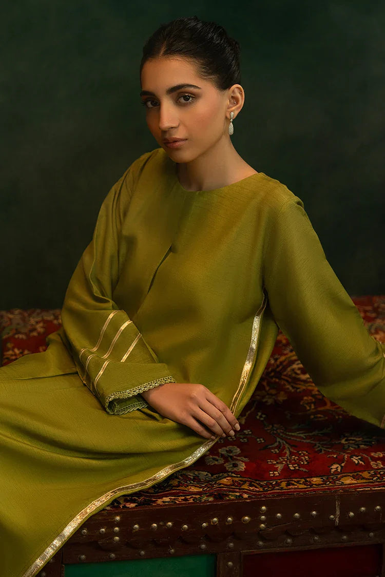 Picture of Noosh - Basic Formals - 2 PC - Beryl - Available at Raja Sahib
