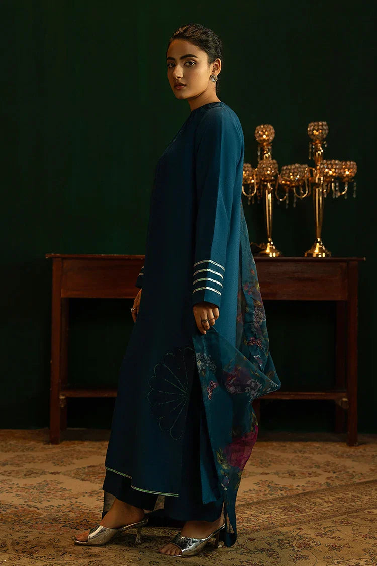 Picture of Noosh - Basic Formals - 3 PC - Azure - Available at Raja Sahib