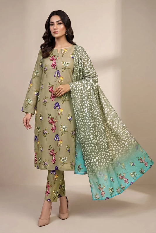 Kleren - Printed Lawn - N-40 - Unstitched